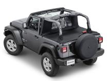 Wind Stopper/Tonneau Cover Combo 2018-2024  Jeep JL Wrangler 2Dr Hard Top Models MasterTwill MasterTop