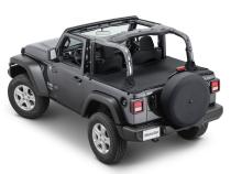 Tonneau Cover 2018-2024  Jeep JL Wrangler 2Dr Soft Top Models MasterTwill MasterTop