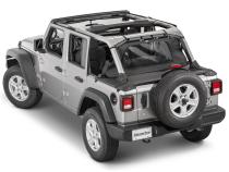 Jeep Tonneau Cover For 18-2024  Jeep JLU Wrangler 4 Door Hard Top Models MasterTwill MasterTop