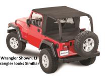 Jeep TJ Ultimate Soft Top Combo Bimini Top Plus For 04-06 Wrangler TJ Unlimited WindStopper Plus and Tonneau MasterTop