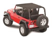 Jeep TJ Ultimate Soft Top Combo Bimini Top Plus For 04-06 Wrangler TJ Unlimited WindStopper Plus and Tonneau MasterTop