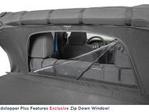Jeep JK Combo For Soft Top Equipped Cable Style Bimini Top Plus 10-18 Wrangler JK 4 Door w/s Header WindStopper Plus and Tonneau MasterTwill MasterTop
