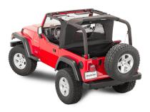 Jeep TJ Ultimate Soft Top Combo Bimini Top Plus For 03-06 Wrangler TJ WindStopper Plus and Tonneau MasterTop