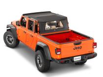 Bimini Top Plus/Wind Stopper Combo2020-2023 Jeep JT Gladiator 4Dr MasterTwill
