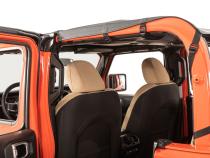 Bimini Top Plus/Wind Stopper Combo2020-2023 Jeep JT Gladiator 4Dr MasterTwill