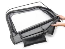 Jeep TJ Upper Steel Door Frames Pair For 97-06 WranglerTJ Black Powdercoat MasterTop