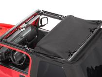 Jeep TJ SkyMaster Fastback Complete Top For 97-06 Wrangler TJ No Doors Black Diamond MasterTop