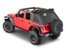 MasterTop Complete Fastback Top, 18-Present Jeep JLU Wrangler 4 Door, Black Diamond MasterTop