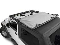 Fast Back Fabric Only Repl. Top No Doorskins Tinted Glass 04-06 LJ Unl. Jeep Wrangler MasterTwill MasterTop