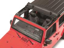 SkyMaster for Hardtop in Black Diamond Sailcloth for 07-18 Jeep Wrangler JK MasterTop