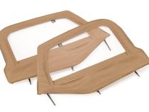 Jeep Fabric Replacement Upper Door Skins &amp;amp; Frame For 97-06 Wrangler TJ Spice Diamond Pair MasterTop