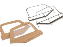 Jeep Fabric Replacement Upper Door Skins &amp;amp; Frame For 97-06 Wrangler TJ Spice Diamond Pair MasterTop