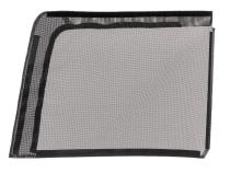 Mesh Trail Screens 2010-2018 4 Dr JKU Wrangler with Factory Original or MasterTop Soft Top 3 Piece Kit Black Mesh MasterTop