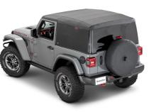Full View Window Repair System 2018-Current 2 &amp;amp; 4 Dr JL &amp;amp; JLU Rear Window Tinted Glass MasterTop