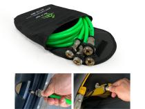Jeep JK Tire Inflator System 4 Tire For 07-18 Wrangler JK W/Engine Mount With Box, Fittings, Hoses and Storage Bag Black UP Down Air