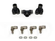 4 Tire Inflation System Ford Raptor Engine Bay W/Engine Mount With Box Fittings Hoses and Storage Bag Black UP Down Air