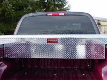 Truck Tool Box Garrison Series Crossover Style / Full Size / Diamond Tread Aluminum / Bright Polished / Owens Products
