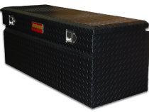 Truck Tool Box Garrison Series Utility Chest / 46.5 Inch / Diamond Tread Aluminum / Black Powder Coat / Owens Products