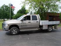 Truck Tool Box Garrison Series Underbody Chest / 24 Inch / Diamond Tread Aluminum / Bright Polished / Owens Products