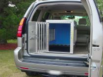 Dog Box Hunter Series Single Compartment / 21 W x 38 D x 25 H / All Seasons Vents / Diamond Tread Aluminum / Owens Products