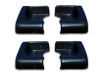 End Caps for TranSender Running Boards / Molded TPO / Black / 2 Pair / Owens Products