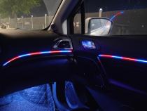 LED Interior Ambient 18-Piece RGBW Multicolor Ultra-Flow Series ColorSmart Vehicle Complete Kit