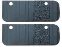 End Caps for Owens Classic Running Boards / Extruded Aluminum / Black / Pair / Owens Products