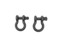 D Ring 3/4 Inch Gloss Black 2 Piece Set Fishbone Offroad