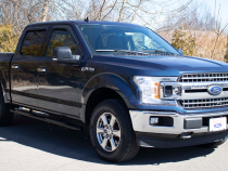 15-Current F-150 Crew Cab 5 Inch Oval Side Steps Fishbone Offroad