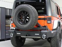 Jeep JK Rear Bumper With Tire Carrier 07-18 Wrangler JK Fishbone Offroad