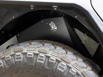 Jeep JL Inner Fenders For 18-Current Wrangler JL Front/Rear Set of 4 Aluminum Black Powdercoat Fishbone Offroad