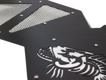 Jeep JL Inner Fenders For 18-Current Wrangler JL Front/Rear Set of 4 Aluminum Black Powdercoat Fishbone Offroad