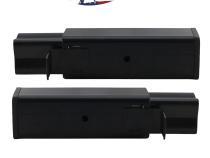 2017-Current Ford F250-F450 Super Duty Hitch Bar Reverse 7in LED Flood Lighting Heavy Duty Bolt-On Street Series Kit and Single End Light Cap