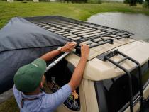 Sun Shade Canopy 9x7 Foot Truck Van Awning Gray Moonshade