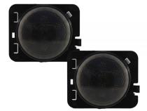 Side Fender Amber LED Light Kit with White HALO fits 06-17 JEEP Wrangler JK Race Sport Lighting