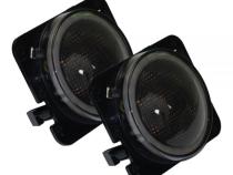 Side Fender Amber LED Light Kit with White HALO fits 06-17 JEEP Wrangler JK Race Sport Lighting