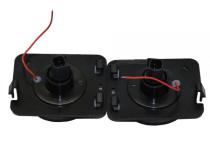Side Fender Amber LED Light Kit with White HALO fits 06-17 JEEP Wrangler JK Race Sport Lighting
