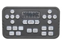 LoPro 30in Mid-Size White and Amber Strobing Wig Wag Mini Bar with Multifunction Dynamic Control Box Bolts to Headache Racks