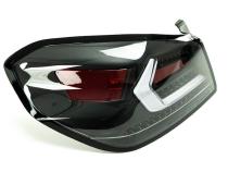 OLM Evolution Tail Lights Clear Lens Black Base White Bar 15+ WRX STI