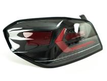 OLM Evolution Tail Lights Clear Lens Black Base Red Bar 15+ WRX STI