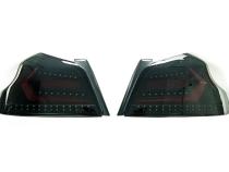 OLM Evolution Tail Lights Smoked Lens Black Base Red Bar 15+ WRX STI