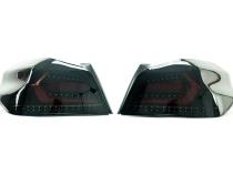 OLM Evolution Tail Lights Smoked Lens Black Base Red Bar 15+ WRX STI