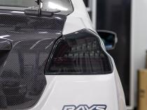 OLM Spec CR Tail Lights Smoked Lens Black Base 2015-2021 Subaru WRX &amp;amp; STI