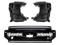 Essential Series Headlight and DRL Grille 2pc Bundle 20-22 Ford Super Duty OLM Outside Line Motoring
