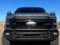 Essential Series Headlight and DRL Grille 2pc Bundle 20-22 Ford Super Duty OLM Outside Line Motoring
