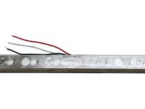 17 Inch Screw Mount High Powered 9-LED Tail/Brake Light Clear Outer Lens With Red LED Diodes Race Sport Lighting