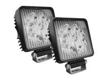 Street Series 4 Inch Square LED Work Spot Light 27W/1755 Lumen Pair Race Sport Lighting