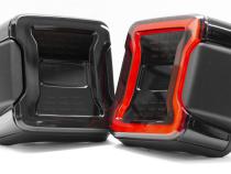 Jeep Wrangler JL 18-Pres LED Tail Light System Plug and Play Smoked Race Sport Lighting