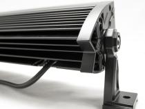 31 Inch LED Light Bar Single Row Curved w/ Individual Halo DRLs 33.25 Inch Mount to Mount HALO-DRL Series 160W/14500 Lumen Race Sport Lighting