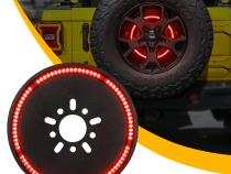 18-Pres Jeep JL 3rd Brake Light LED 5th Wheel Mount Race Sport Lighting